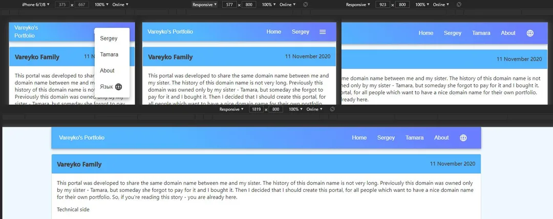 Vareyko Family (old) screenshot 1