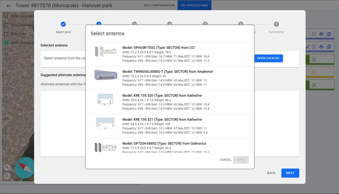 Tower Management Portal screenshot 2